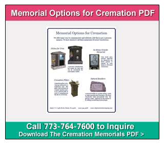 Download the City Monument Company PDF titled "Memorial Options for Cremation"